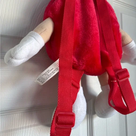 M&M'S Red Character 2001 Plush Backpack 🎒 - Picture 11 of 12